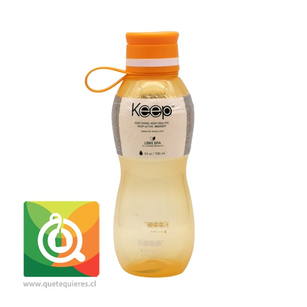 Keep Botella de Agua Value 700 ml Naranja