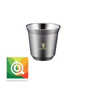 Hausbrandt Vaso Metálico Espresso Doble Pared 