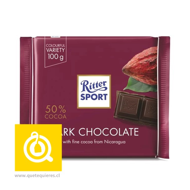 Ritter Sport Chocolate Semi amargo 50% cacao