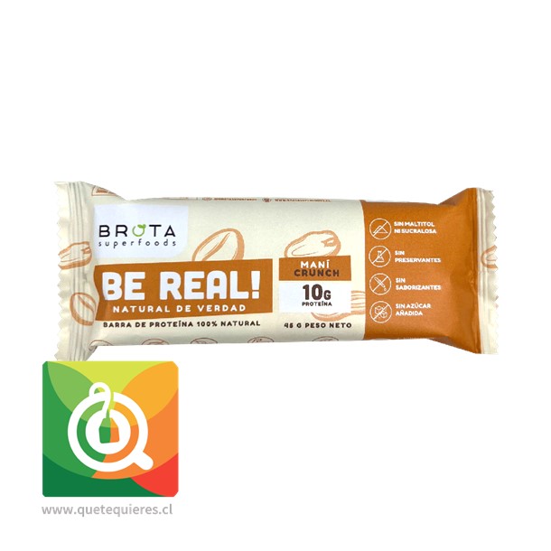 Brota Barrita Be Real Protein Bar Mani Crunch 