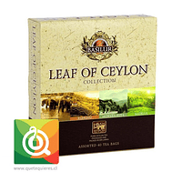 Basilur Té Negro y Verde Colección Leaf Of Ceylon 
