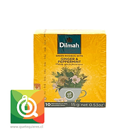 Dilmah Infusión Rooibos Verde Jengibre y Menta 