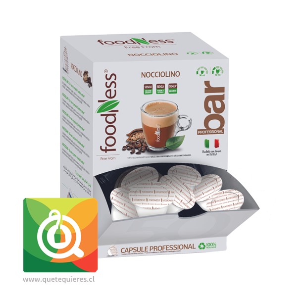 FoodNess - Cápsula de café compatible Dolce Gusto sin lactosa y