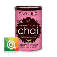 David Rio Té Negro Chai Instantáneo Clásico Descafeinado Sin Azúcar - Flamingo Vanilla 