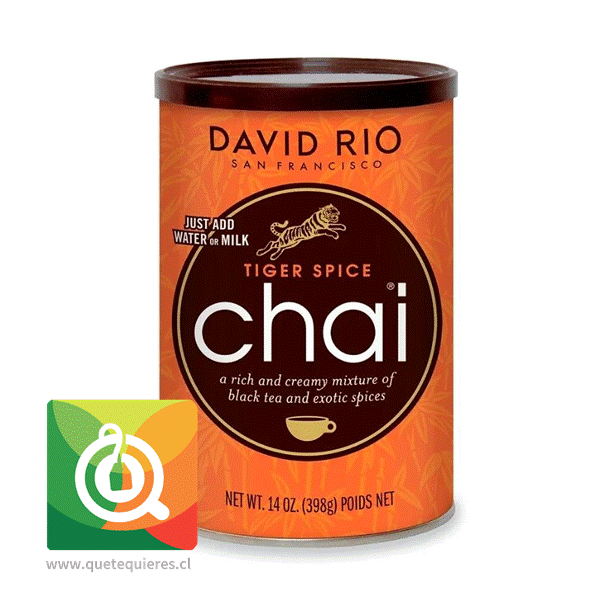 David Rio Té Negro Chai Instantáneo Clásico - Tiger Spice Chai 