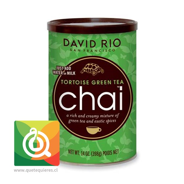 David Rio Té Verde Chai Instantáneo - Tortoise Green Tea 