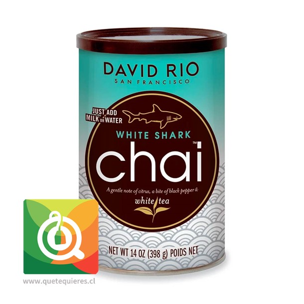 David Rio Té Blanco Chai Instantáneo - White Shark Chai 