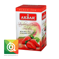 Akbar Té Negro frutilla 