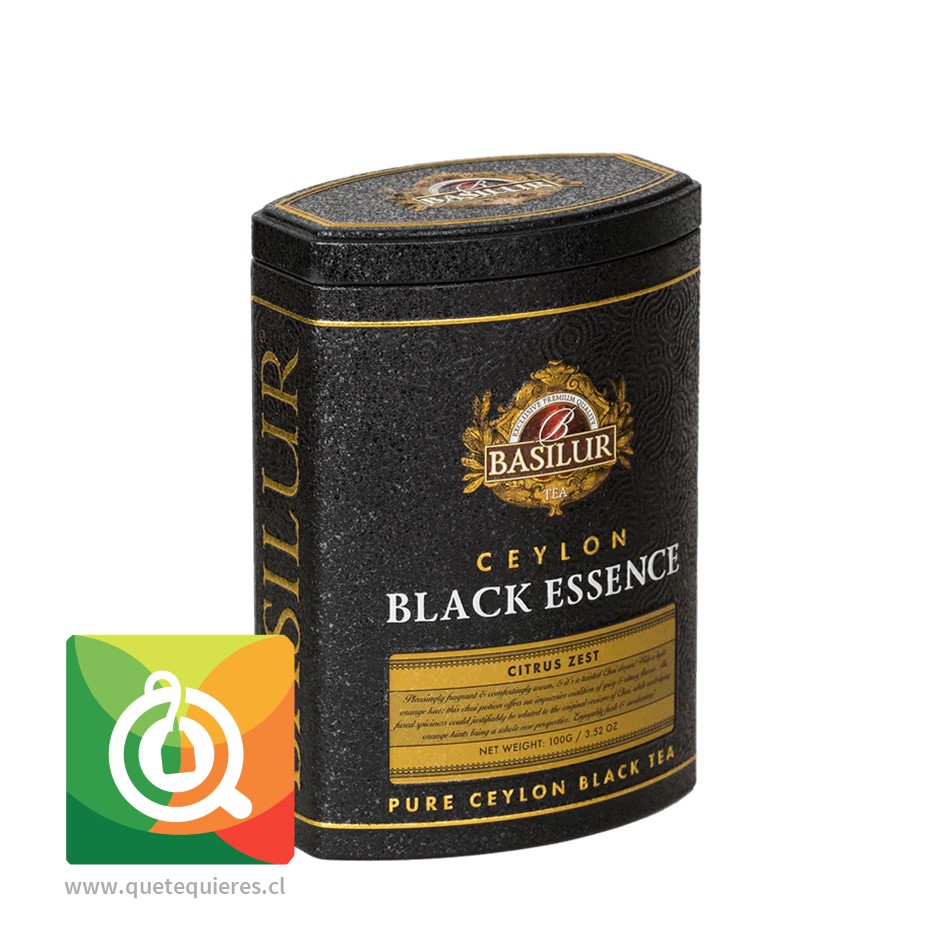 Basilur Té Negro Citrus Zest -Black Essence - Lata