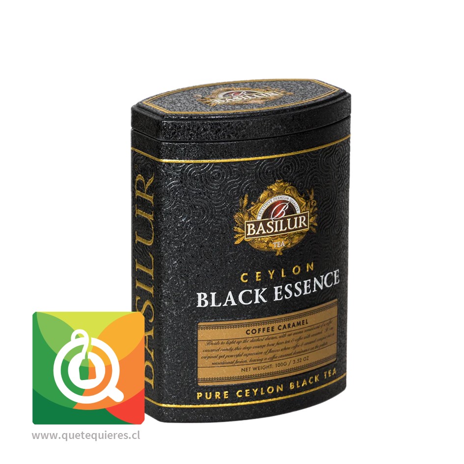 Basilur Té Negro Coffee Caramel - Black Essence - Lata