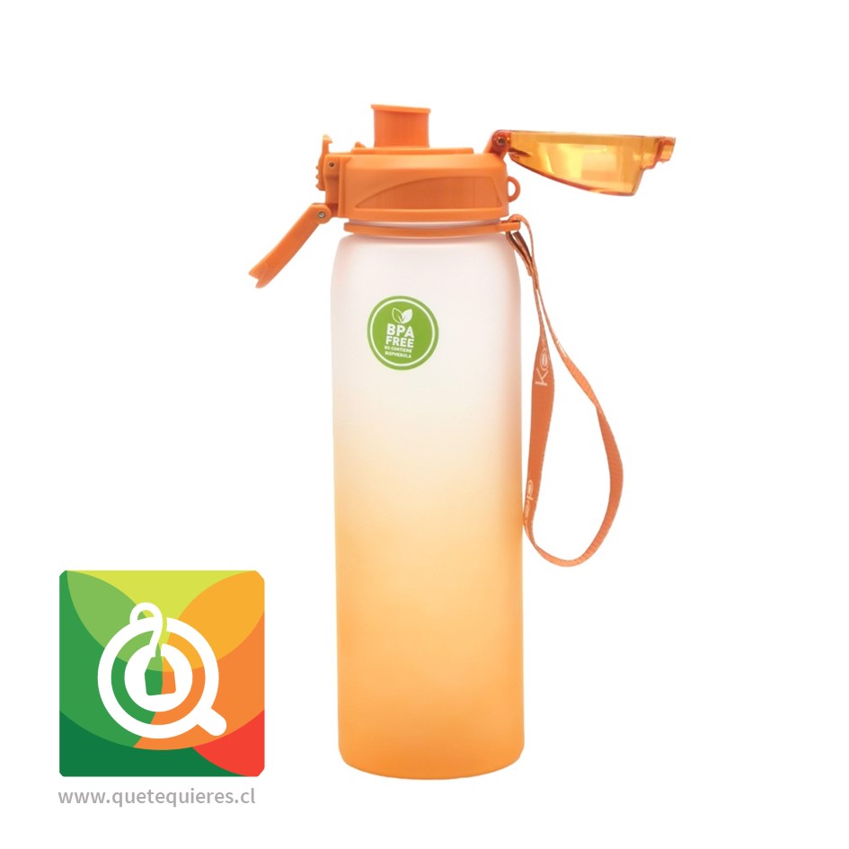Keep Botella Rubber con Medidas Naranja- Image 2