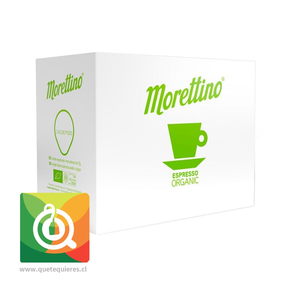 Morettino Café Espresso 100% Orgánico 50 Pods