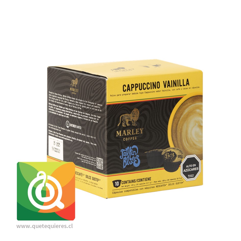 Marley Coffee Talkin Blues Cappuccino Vainilla - Dolce gusto® compatibles- Image 3