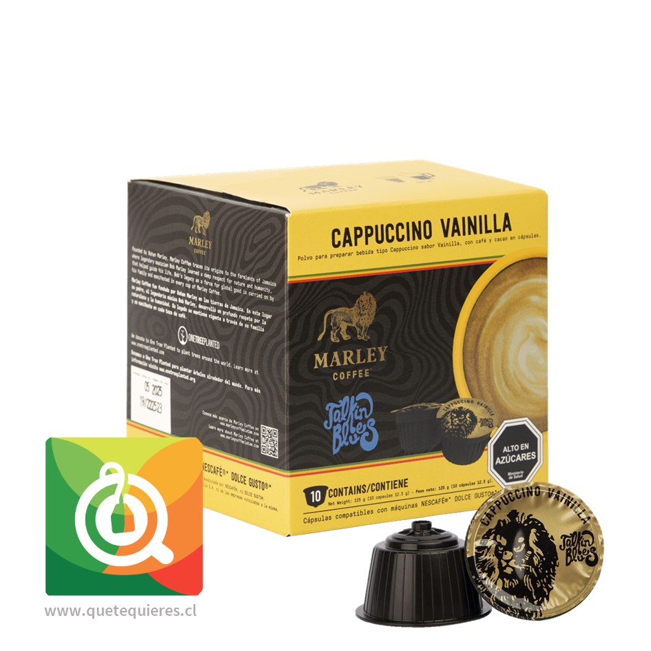 Marley Coffee Talkin Blues Cappuccino Vainilla - Dolce gusto® compatibles- Image 1