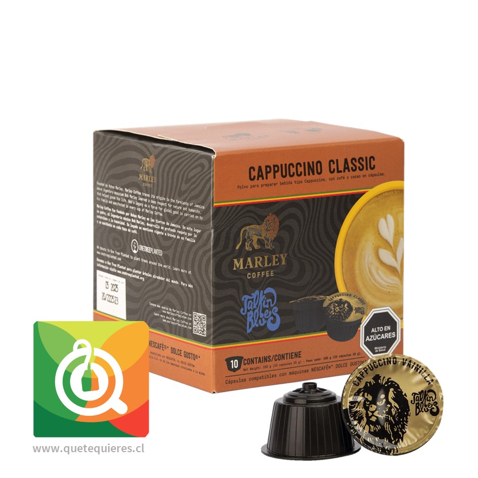 Marley Coffee Talkin Blues Cappuccino Classic - Dolce gusto® compatibles- Image 1