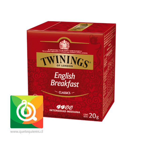 Twinings Té Negro English Breakfast 10 bolsitas