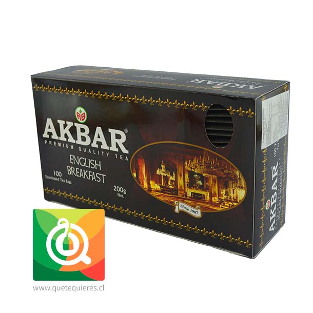 Akbar Té English Breakfast 100 bolsitas