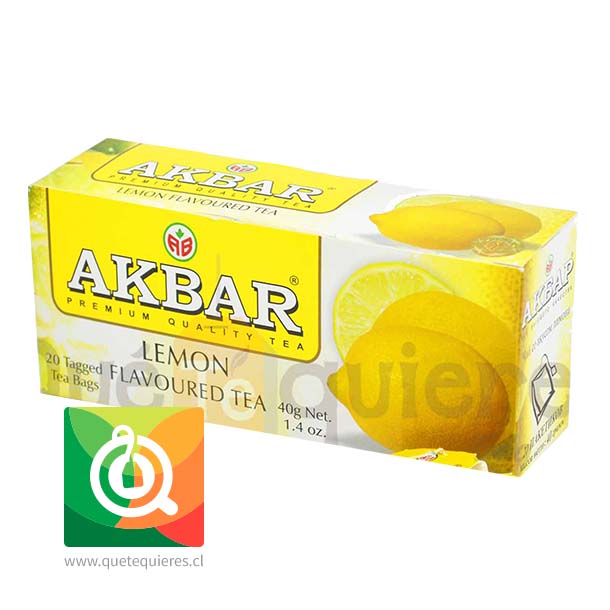 Akbar Té Negro Limón 