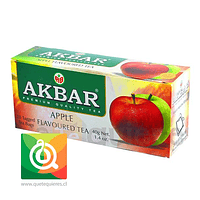 Akbar Té Negro Manzana 20 bolsitas