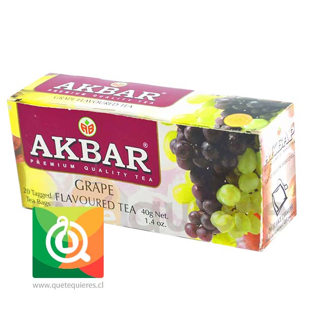 Akbar Té Negro Uva 