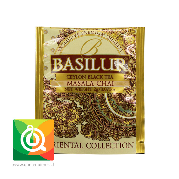 Basilur Té Negro Masala Chai - Ceylon Black Tea Masala Chai 25 bolsitas- Image 3