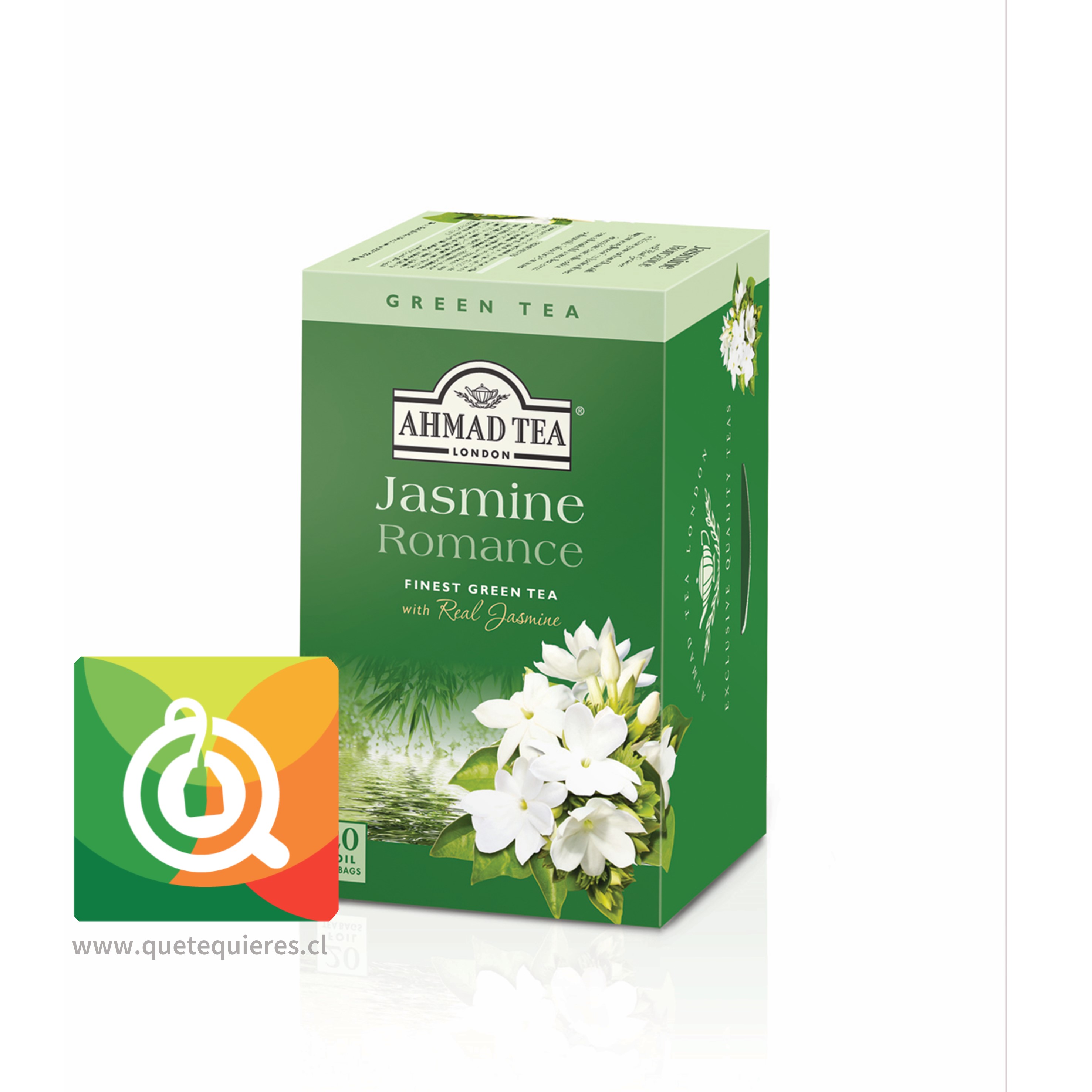 Ahmad Green Tea Jasmine Romance - Té Verde Jazmín | Qué Té Quieres