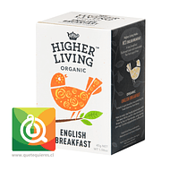 Higher Living Té Negro English Breakfast Orgánico