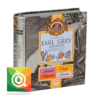 Basilur Libro de Té Negro Earl Grey Surtido