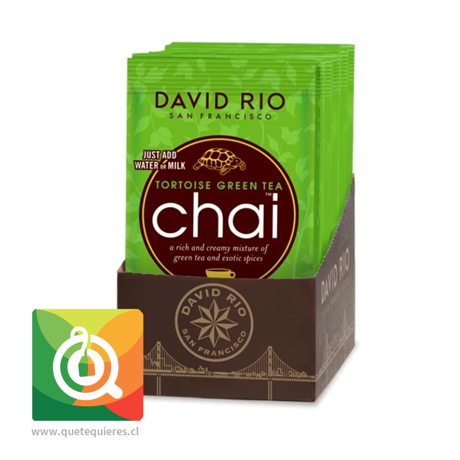 David Rio Té Verde Chai Instantáneo - Tortoise Green Tea- Image 2