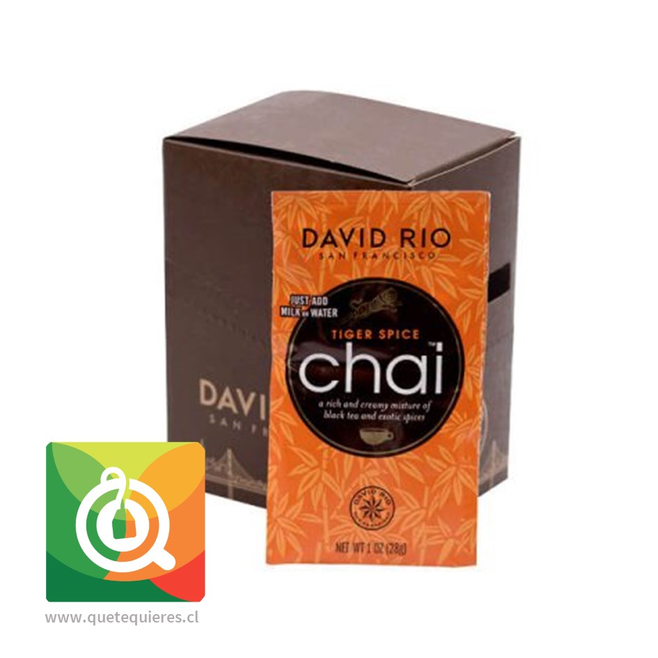 David Rio Té Negro Chai Instantáneo Clásico - Tiger Spice Chai- Image 1