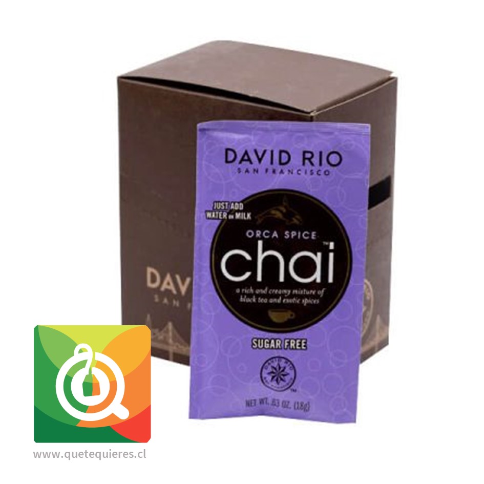 David Rio Té Negro Chai Instantáneo Clásico Sin Azúcar - Orca Spice - Image 1