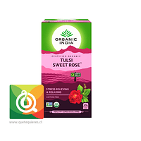 Organic India Tulsi Sweet Rose - Infusión Orgánica Tulsi y Rosas Dulces