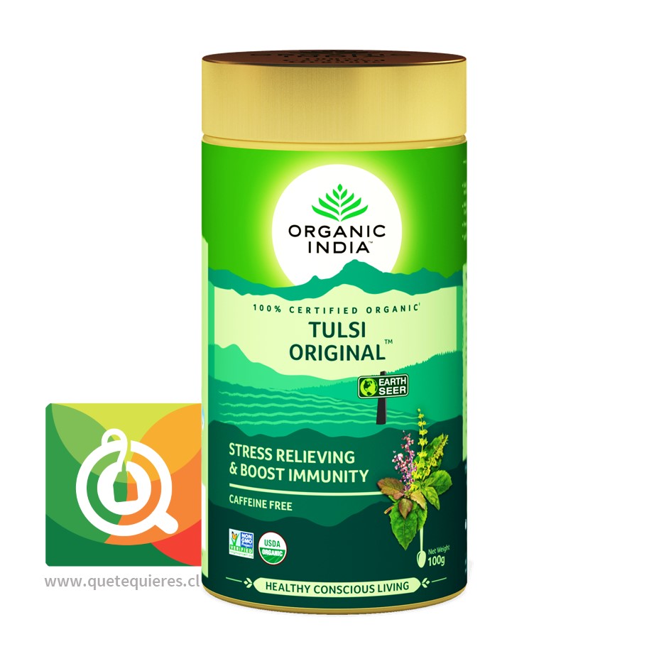 Organic India Tulsi Original - Infusión Orgánica Tulsi en Hoja
