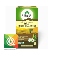 Organic India Tulsi Honey Chamomile- Infusión Orgánica Tulsi miel y Manzanilla