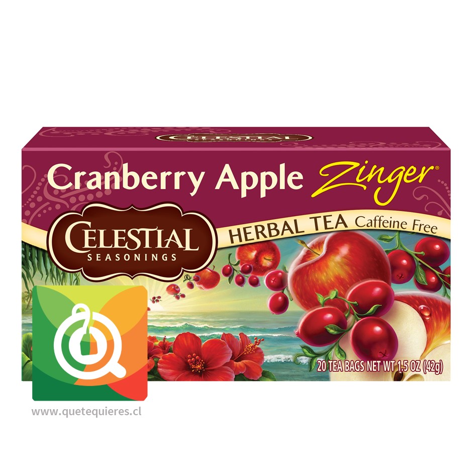 Celestial Cranberry Apple - Infusión Cranberry y Manzana 20 bolsitas 