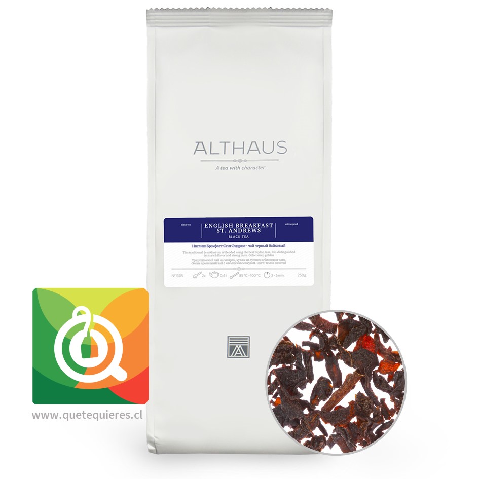 Althaus Té Negro English Breakfast 250 gr - Image 1