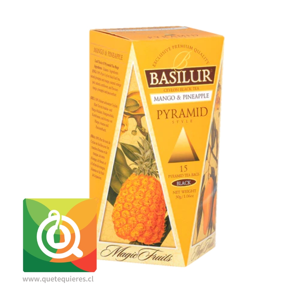 Basilur Té Negro Mango Piña - Mango & Pineapple- Image 1