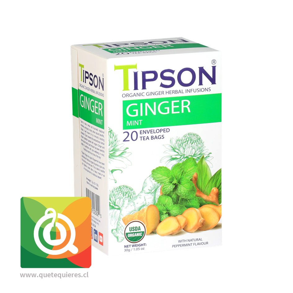 Tipson Infusión Jengibre Menta