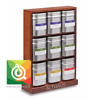 Althaus Caja de Madera - Presentador Latas Llena