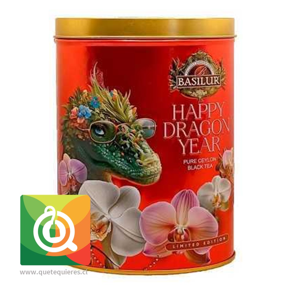 Basilur Té Negro Lata Happy Dragon Year