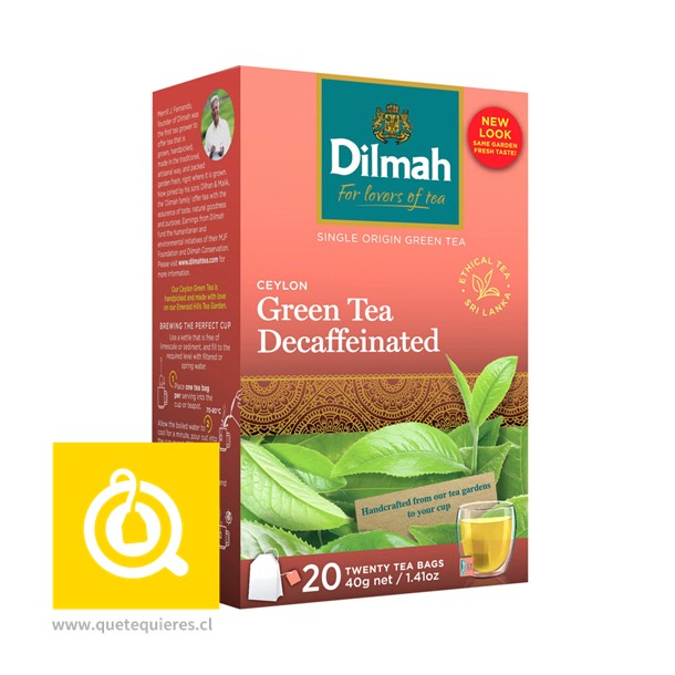 Dilmah Té Verde Descafeinado