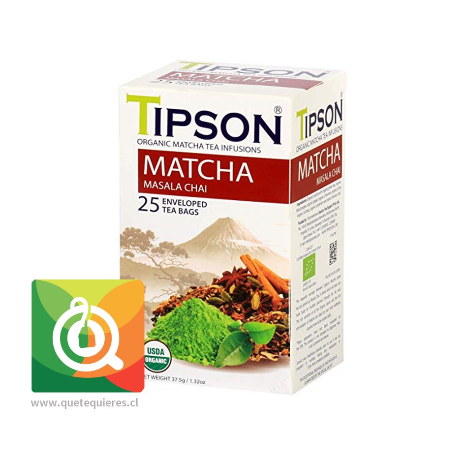 Tipson Té Matcha Chai Especiado