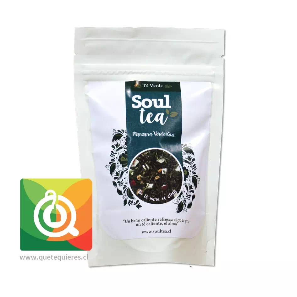 Soul Tea Té Verde Manzana Verde Kiwi 50 gr. - Image 1