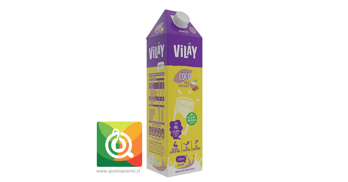 Viláy Bebida De Coco Chocolate 1 Lt