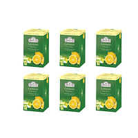 Ahmad Té Verde Limón 20 bolsitas Pack 6 