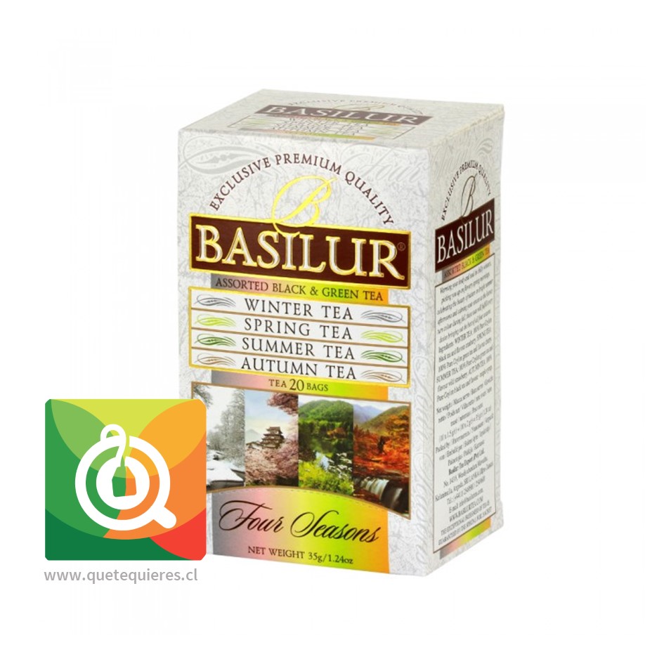 Basilur 4 Estaciones - Four Seasons Assorted 25 bolsitas