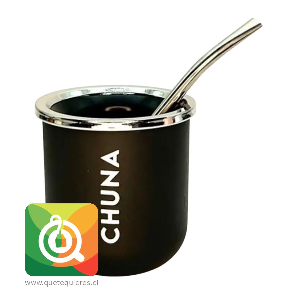 Chuna Mate Anubis Plástico con Bombilla Negro 1