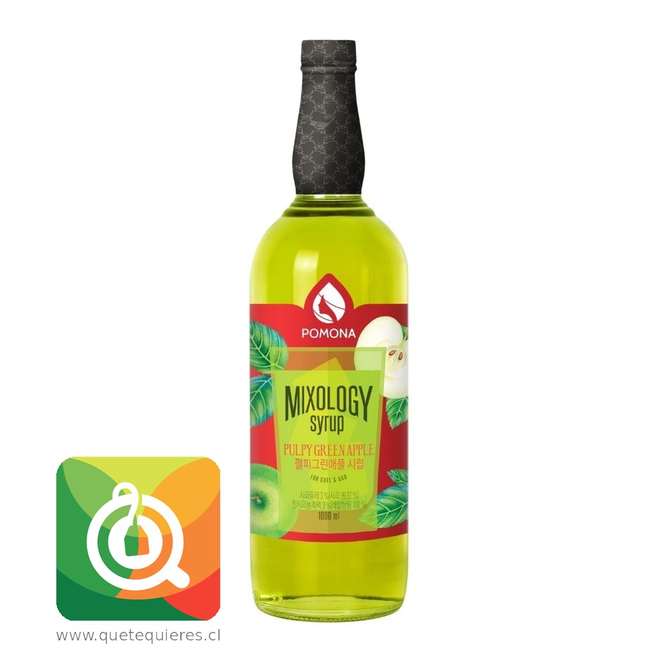 Pomona Syrup Mixología Manzana Verde 1 Lt 1