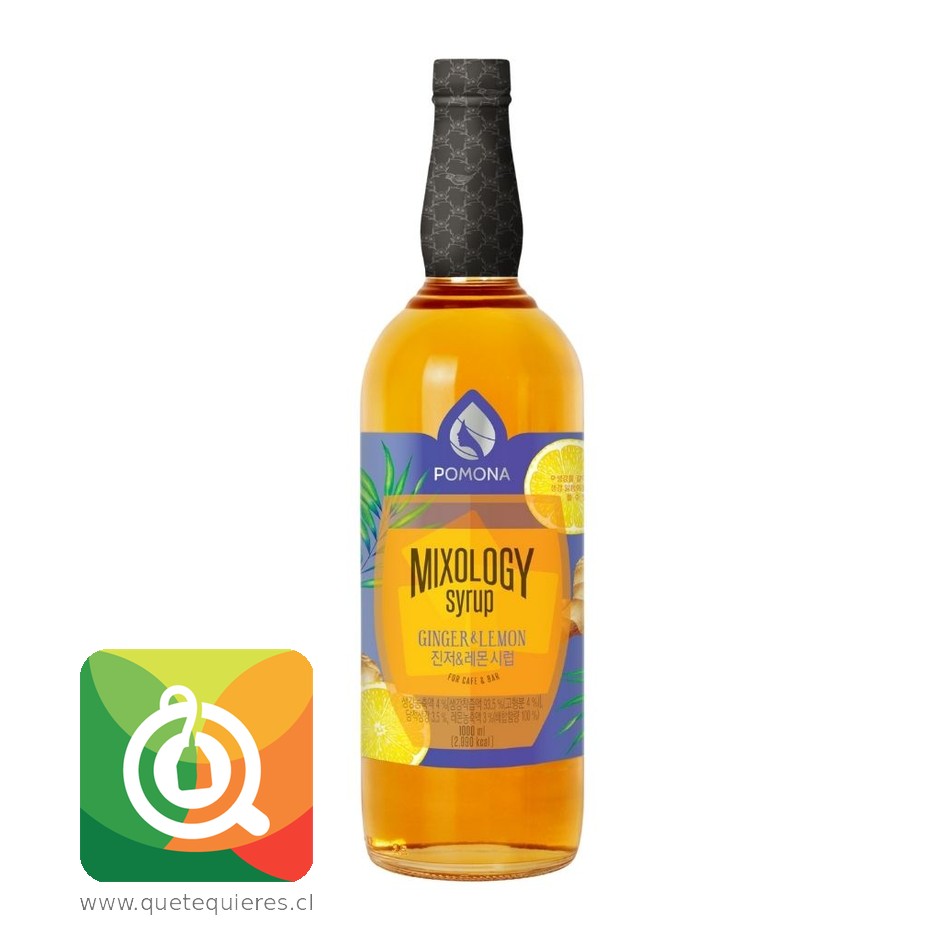 Pomona Syrup Mixología Jengibre y Limón 1
