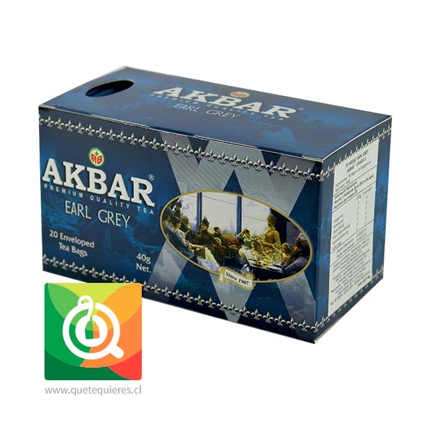 Akbar Té Earl Grey 20 bolsitas 1